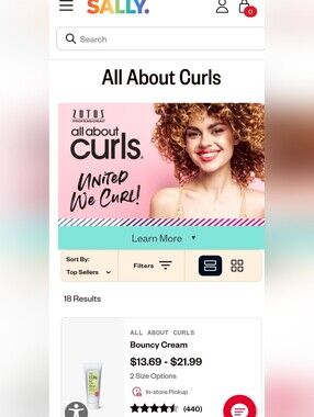 All About Curls Bouncy Cream - Pink & Teal Display 4pk Set